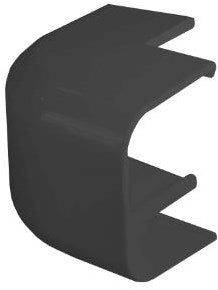 Enzo canalit buitenbocht 90gr voor aircokanaal 90mm antractiet - 4748053