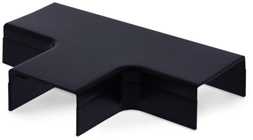 Enzo canalit systeem25 t-stuk met bodemstuk 25x13mm zwart - 4745730