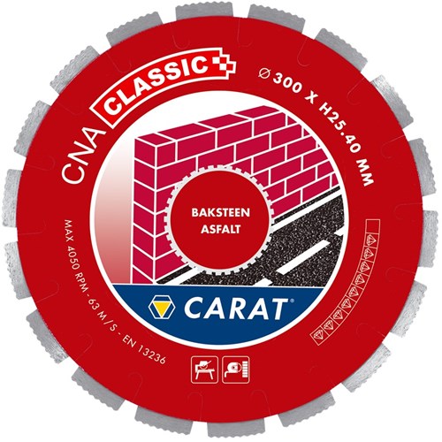 Carat diamantzaag baksteen ø300x30,00mm, cna classic - cnac300500 - cnac300500