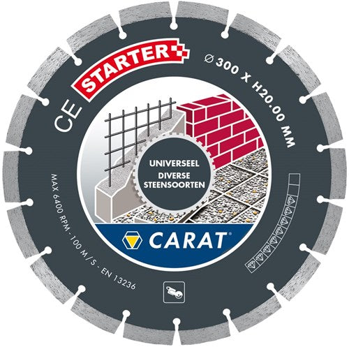 Carat diamantzaag universeel ø400x25,40mm, ce starter - ces4004000 - ces4004000