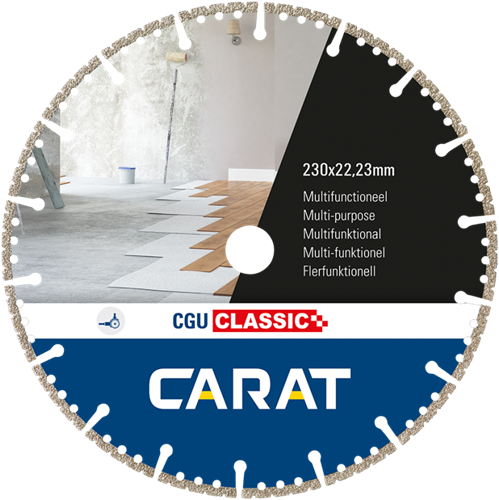 Carat multifunctioneel zaagblad | 230x22,23 mm | cgu classic cguc230300