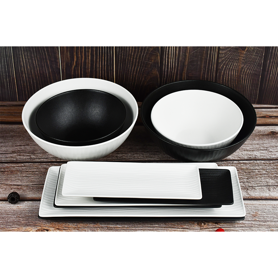 Cark schaal ripple black ø24cm
