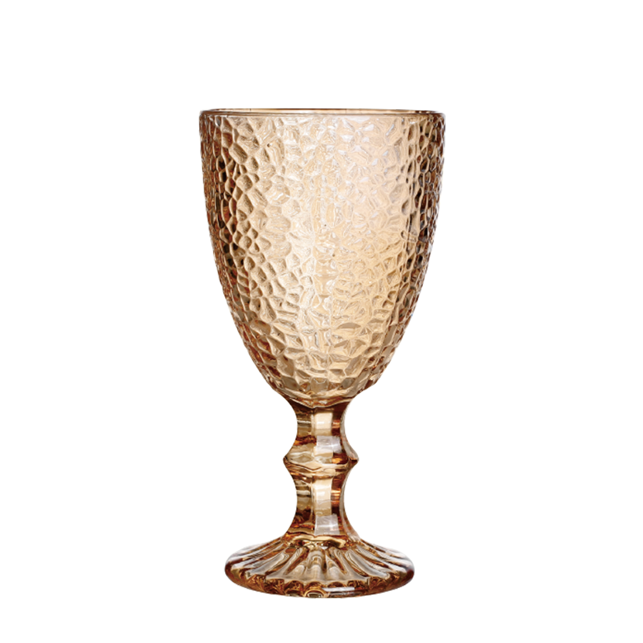 Cark wijnglas cobblestone amber 340ml 6 stuks