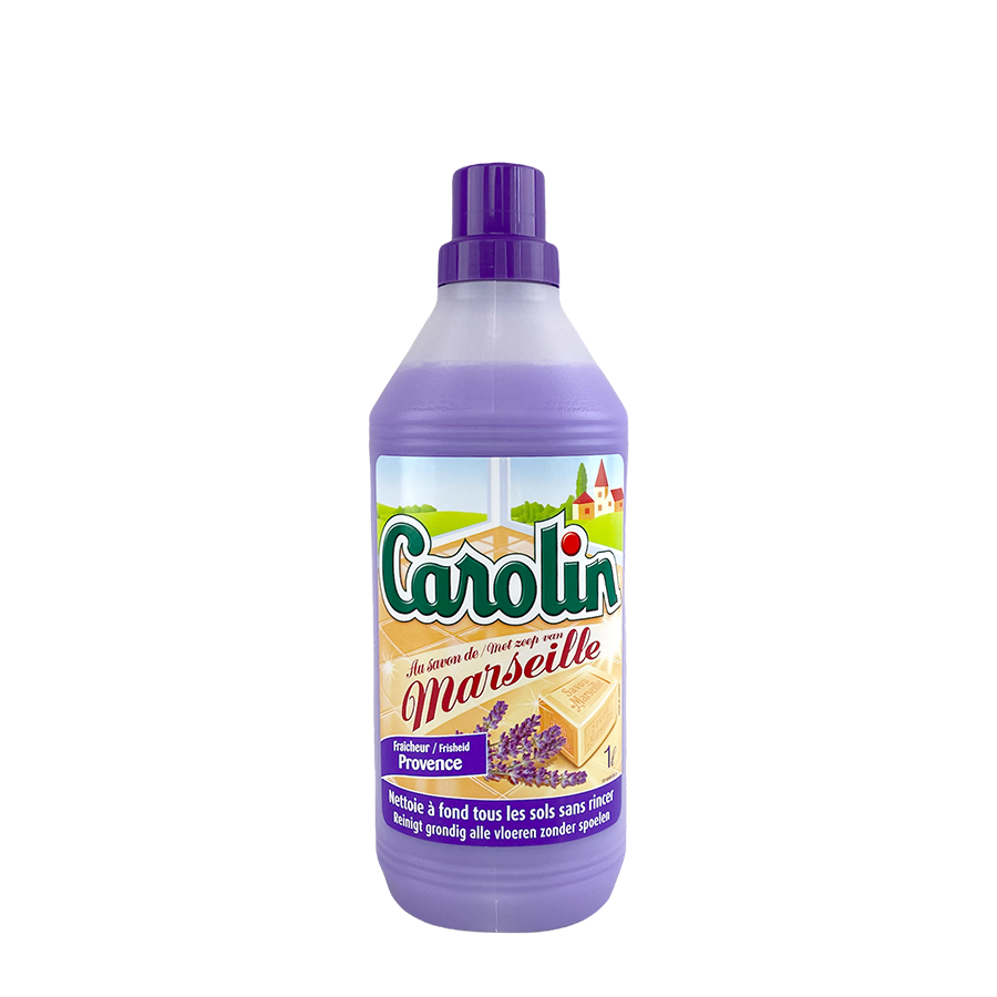 Carolin vloerreiniger met zeep van marseille frisheid provence 1000ml