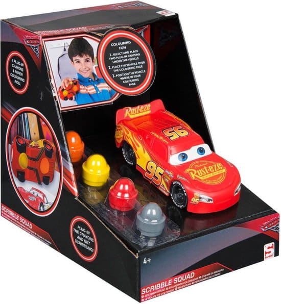 Otto simon auto's scribble squad kleurset met auto en papierrol