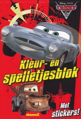 Deltas auto's kleur- en spelletjesblok