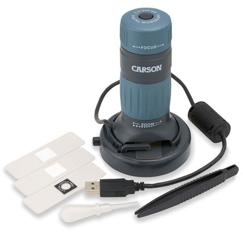 Microscope numérique USB Carson 86-457x avec enregistreur