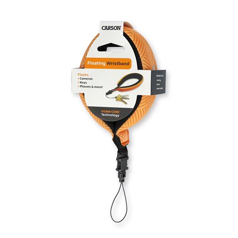Carson drijvende polsband voor 5 sleutels - zeegeel