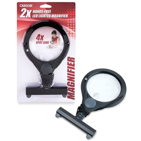 Loupe Carson 2 4x110mm avec LED