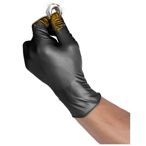 Gants GRIPP-IT Nitrile L - boîte de 50 pièces - noir
