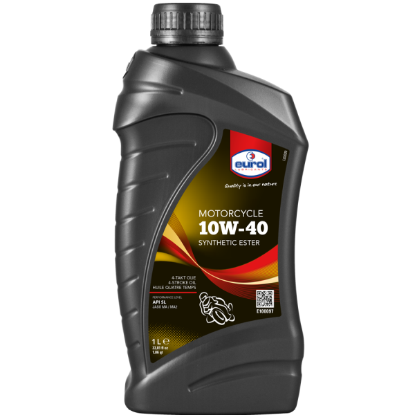 Huile synthétique Eurol 10W40 4T (1 litre)