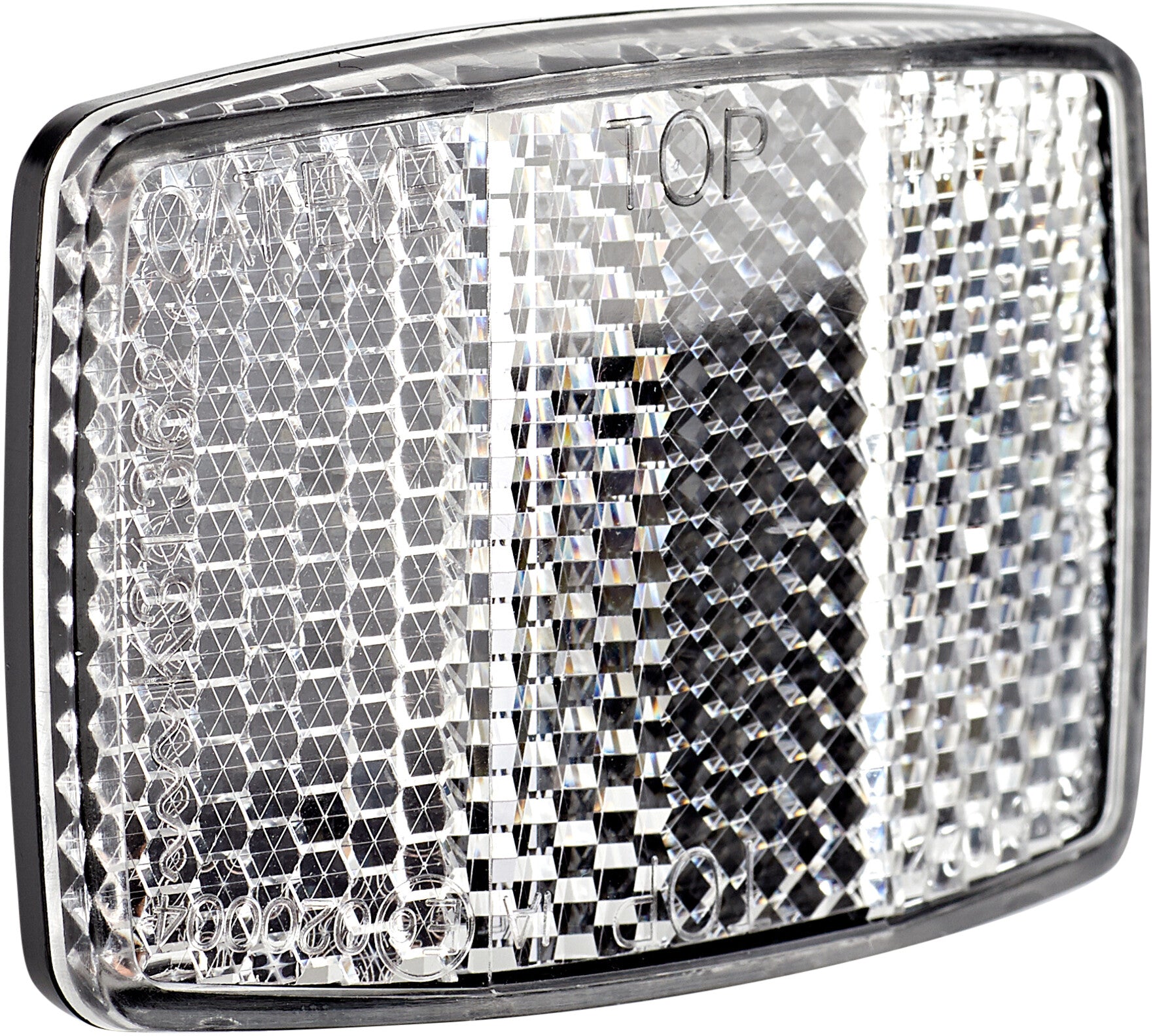 Cateye rr-180-bt voorreflector wit zonder beugel bevest. materiaal