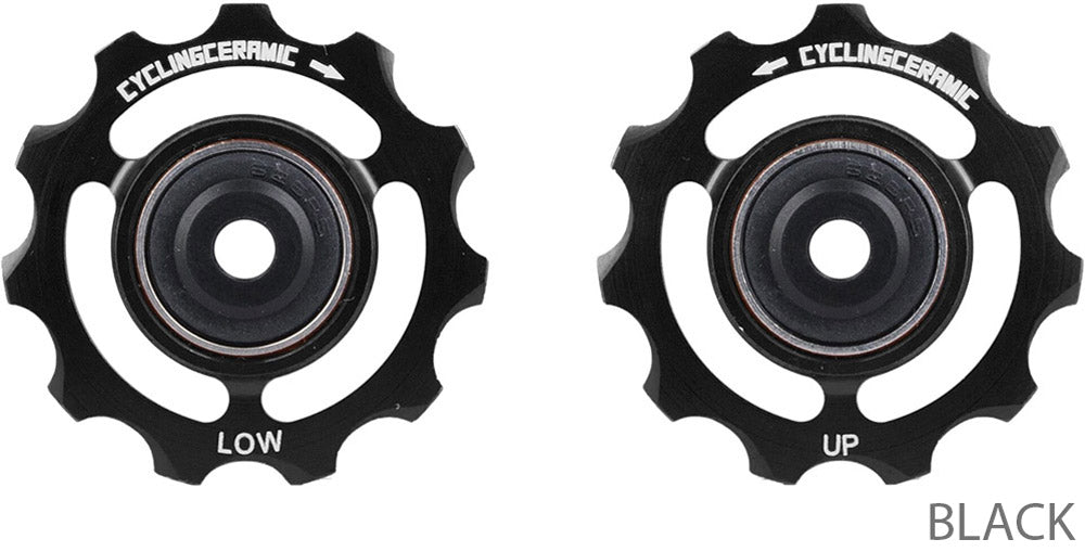 Cyclingceramic 11t derailleur pulleys for shimano sram campagnolo | gold