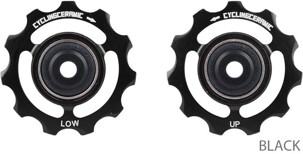 Cyclingceramic 11t derailleur pulleys for shimano sram campagnolo | gold