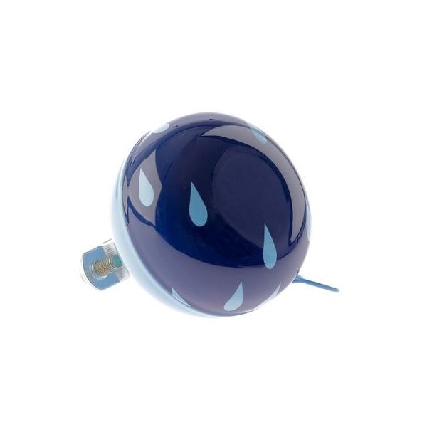 Nv ding dong bel 60mm druppels blauw met druppels kaart