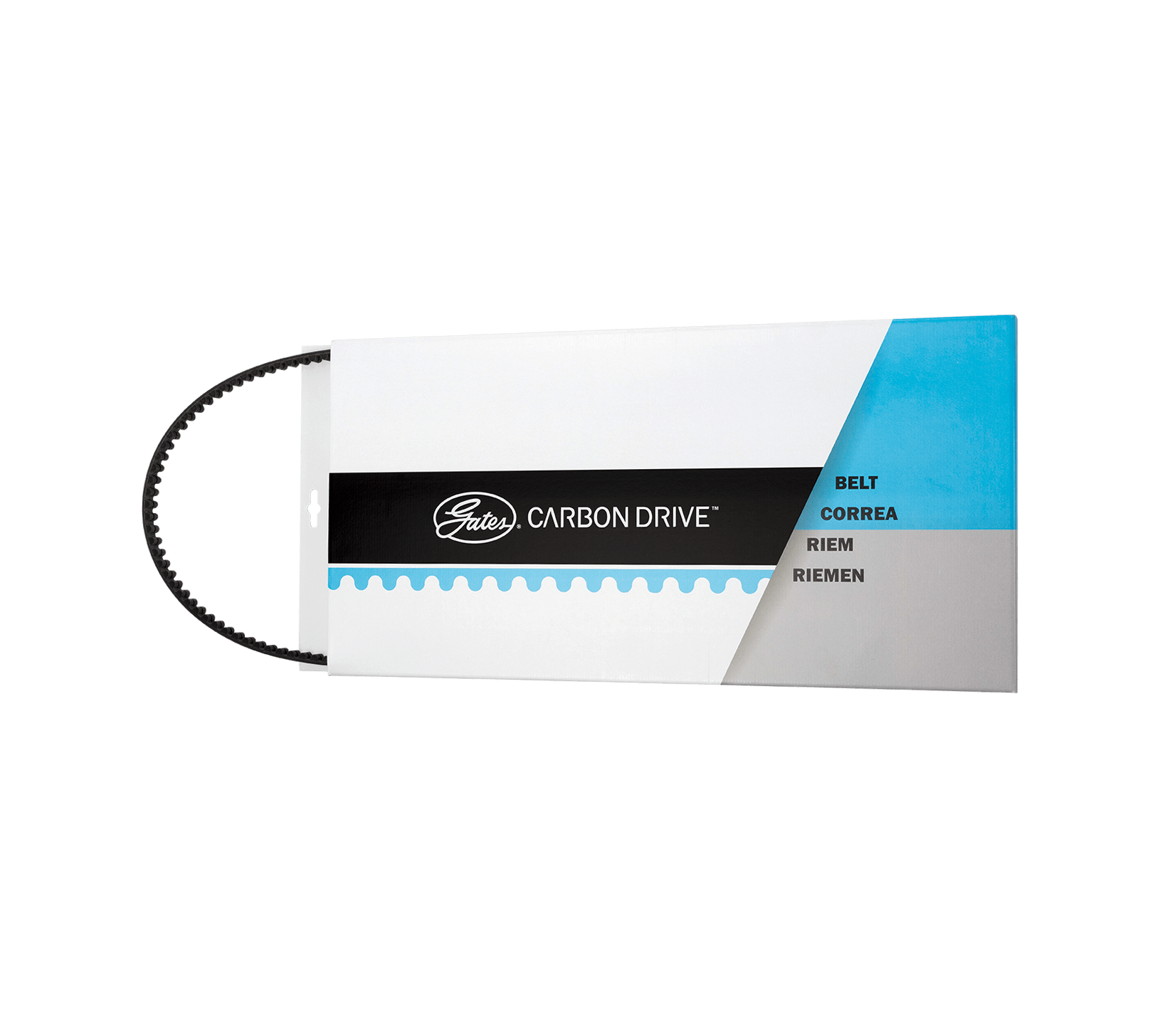 Gates aandrijfriem cdc carbon drive 125t - zwart