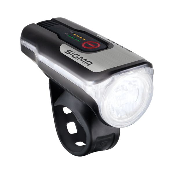 Headlight Aura 80 Lux LED USB-rechargeable black