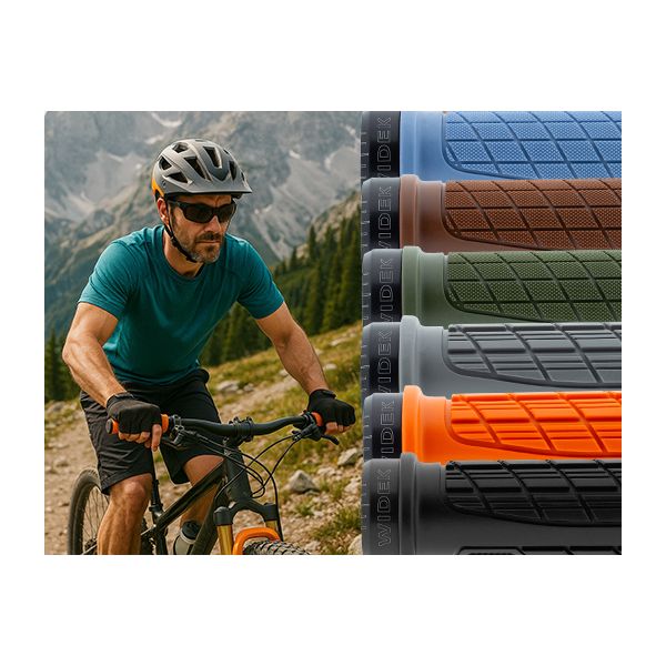 Widek handvatset the flow alu lock-ring zwart zwart