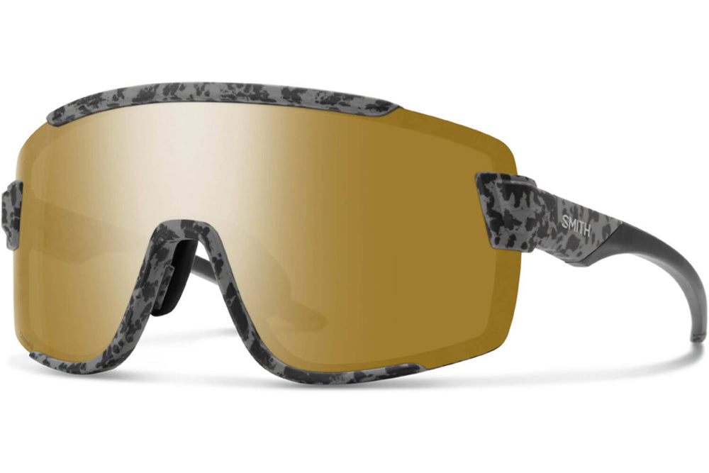 Smith - bril wildcat matte grijze marmeren chromapop gepolariseerde bronzen spiegel