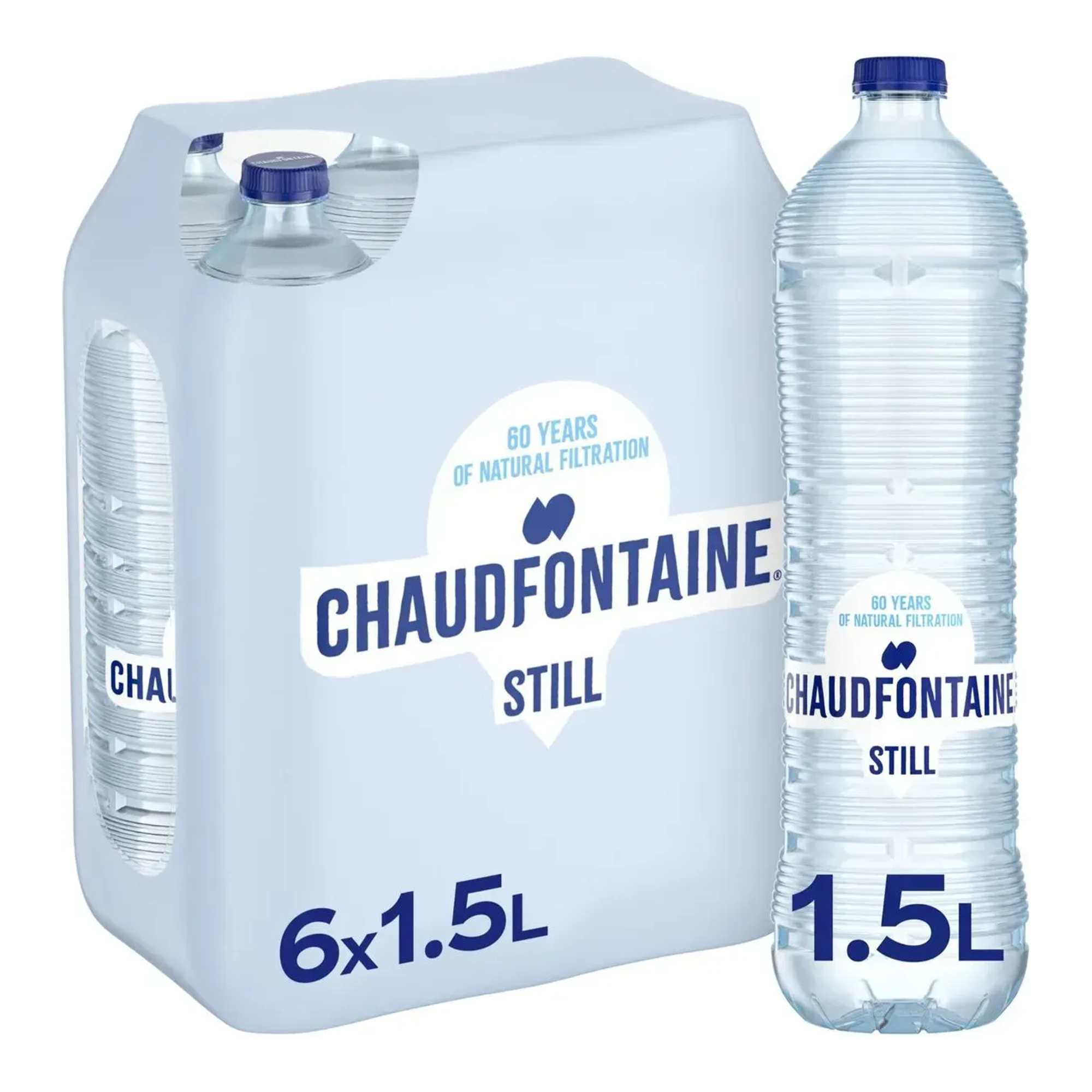 Chaudfontaine still blauw pet (6x 1,5 liter)