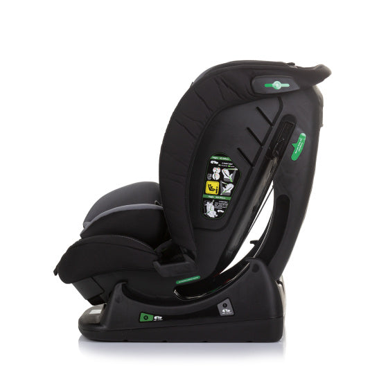 Aviato Autostoel i-Size 40-150 cm Groep 0+, 1, 2 én 3 Graniet Grijs Zwart