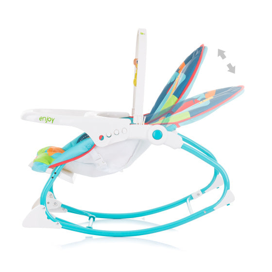 Geniet van Wipstoel met Muziek en Kalmerende Trillingen Veelkleurig