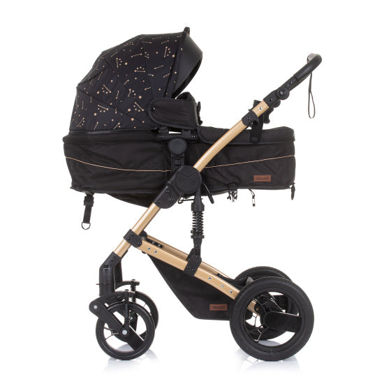 Camea Opvouwbare Kinderwagen 3-in-1 met Luiertas Ebony Brown