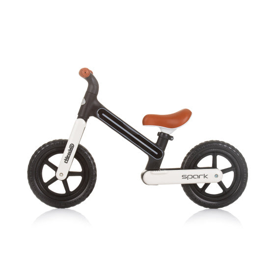 Spark Loopfiets met Lichteffect 12 Inch Junior Zwart