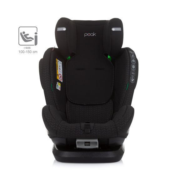 Peak Autostoel i-Size 40-150 cm Isofix 360° Obsidiaan Zwart
