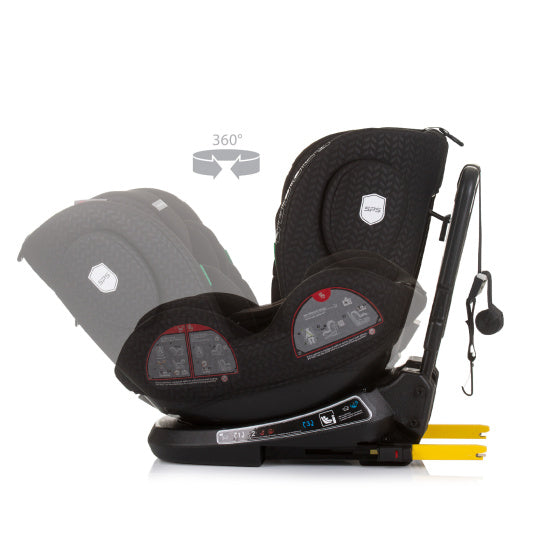 Peak Autostoel i-Size 40-150 cm Isofix 360° Obsidiaan Zwart