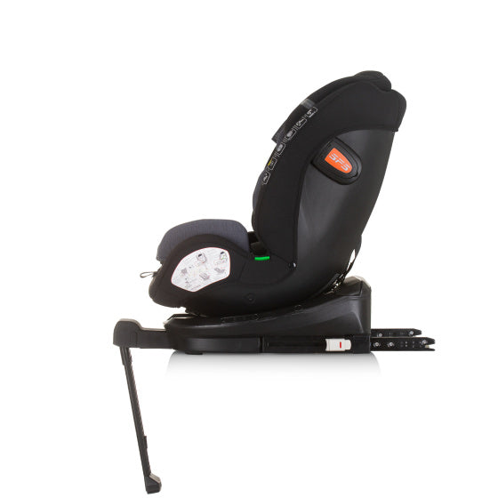 Tourino Autostoel i-Size 40-150 cm Isofix 360° Obsidian Zwart Grijs