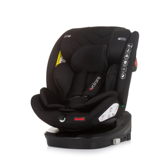 Volare Autostoel i-Size 40-150 cm Isofix 360° Obsidiaan Zwart