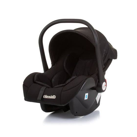 Amore Autostoel met Adapters 40-85 cm Groep 0+ Obsidian Zwart