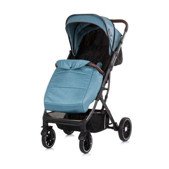 Combo Opvouwbare Buggy met Voetenhoes Teal Turquoise Zwart