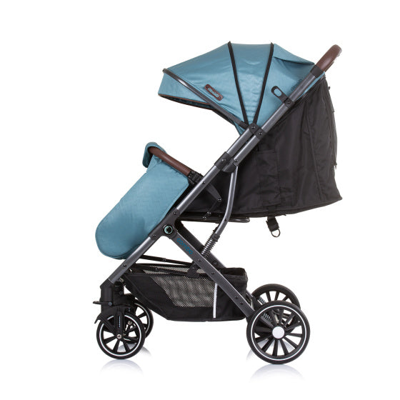 Combo Opvouwbare Buggy met Voetenhoes Teal Turquoise Zwart