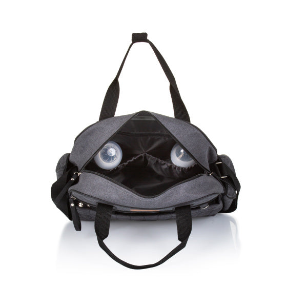 Schouder - Luiertas met Verschoningsmatje Granite Linen