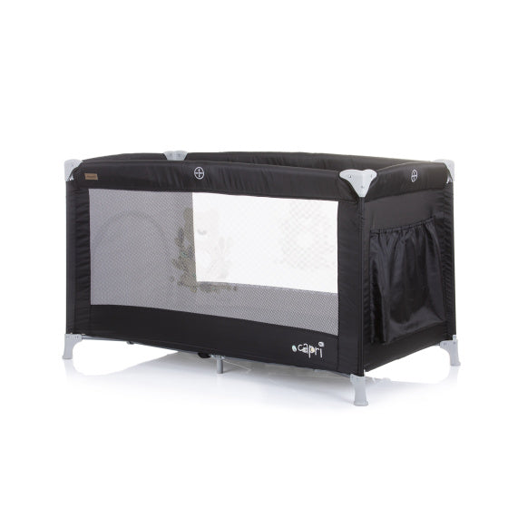 Capri Opvouwbaar Campingbedje met Zijingang Ebony Zwart