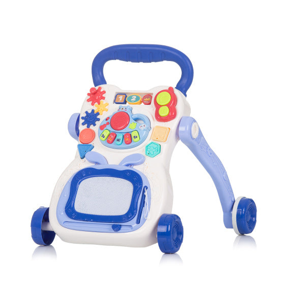 Grappig spel Loopwagen met Piano, Telefoon Tekenbord Blauw