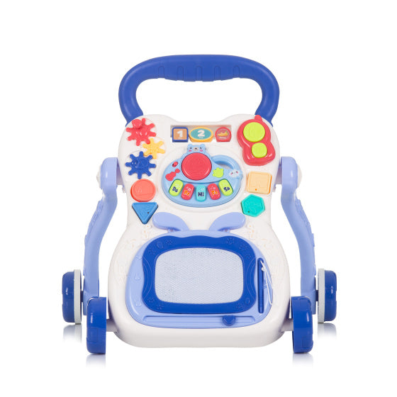 Grappig spel Loopwagen met Piano, Telefoon Tekenbord Blauw