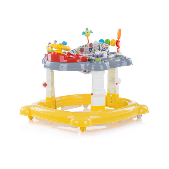 Joya Lux 4-in-1 Loopstoel 360° Draaibaar Opvouwbaar Geel