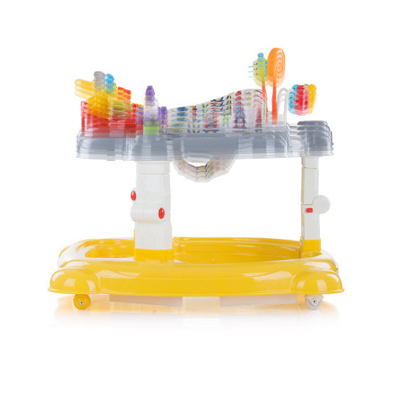 Joya Lux 4-in-1 Loopstoel 360° Draaibaar Opvouwbaar Geel