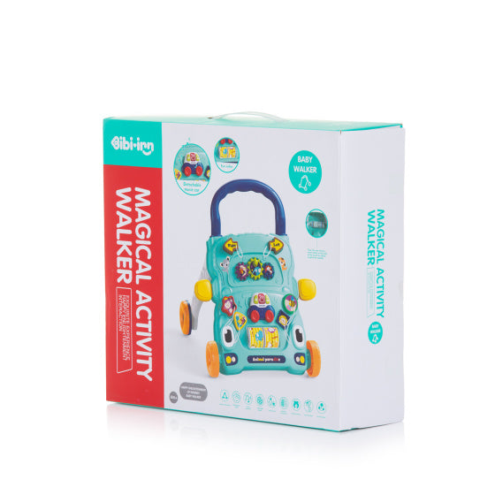 Funny Animals Loopwagen met Speelauto Muziek Roze