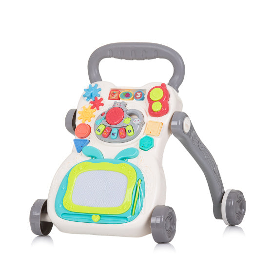 Grappig spel Loopwagen met Piano, Telefoon Tekenbord Grijs