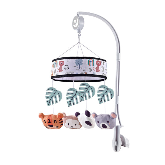 Tropic Opwindbaar Muziekmobiel 360° Draaiend Veelkleurig