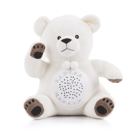 Chipolino pluche babyprojector knuffelbeer met muziek licht