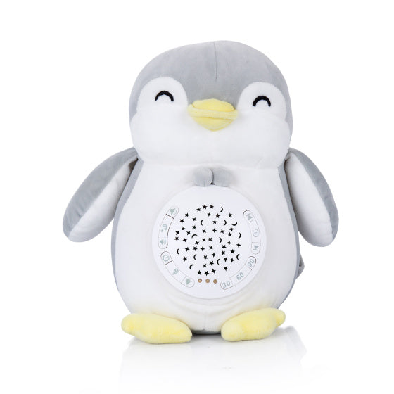 Pluche Babyprojector Knuffelpinguïn met Muziek Licht