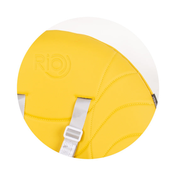 Rio 2-in-1 Kinderstoel met Eetblad Zitkussen Zand Wit