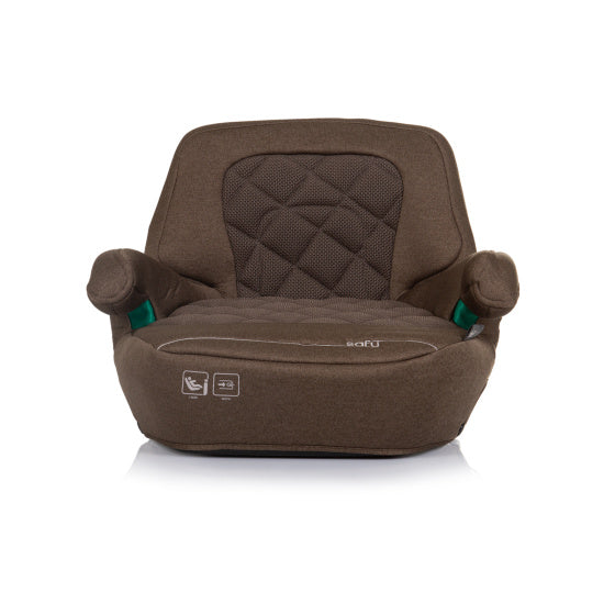 Veilige Zitverhoger i-Size 125-150 cm Isofix Macadamia Bruin
