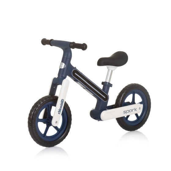 Spark Loopfiets met Lichteffect 12 Inch Junior Blauw