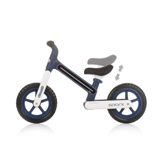 Spark Loopfiets met Lichteffect 12 Inch Junior Blauw